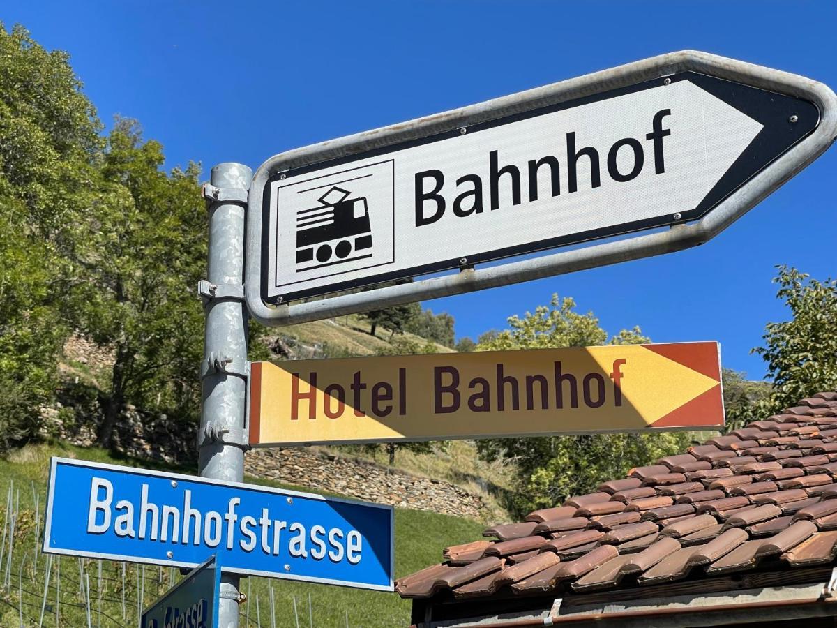 VISP erblick H O T E L Bahnhof AUSSERBERG Exterior foto